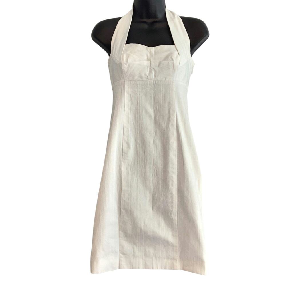Vineyard Vines halter dress white shell pattern size 2